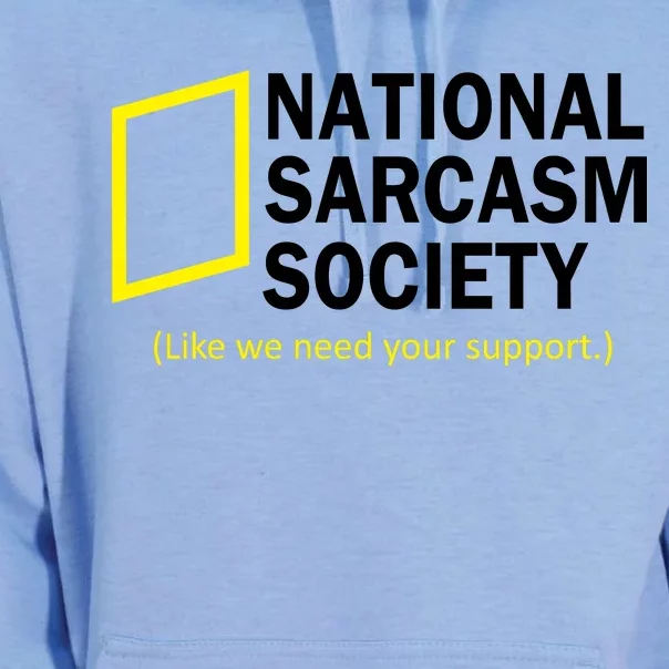 National Sarcasm Society Unisex Surf Hoodie