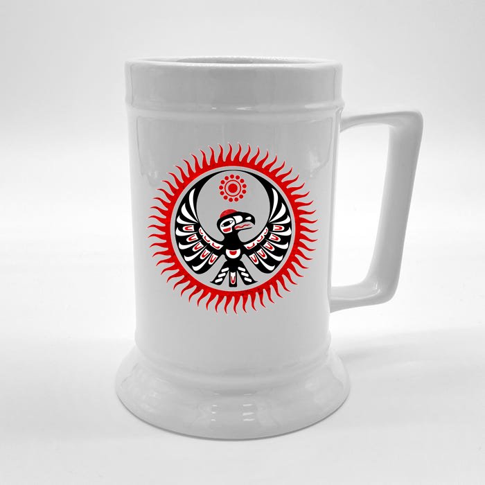 Native American Thunderbird Front & Back Beer Stein