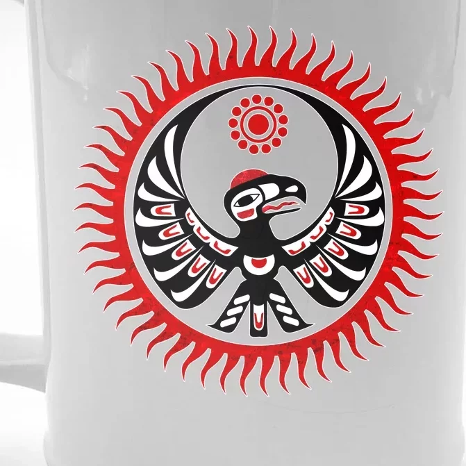 Native American Thunderbird Front & Back Beer Stein