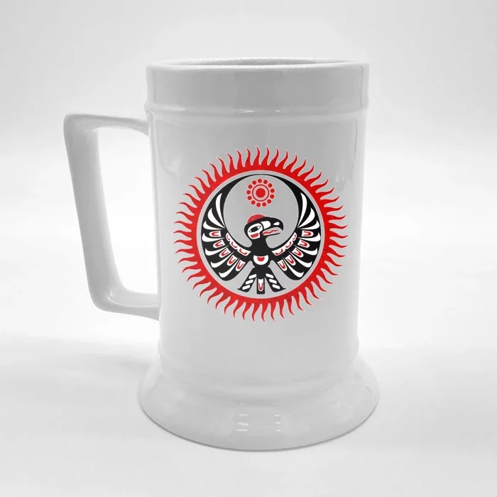 Native American Thunderbird Front & Back Beer Stein