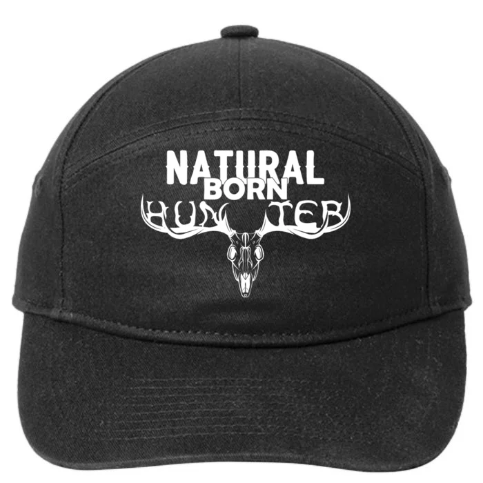 Natural Born Hunter 7-Panel Snapback Hat