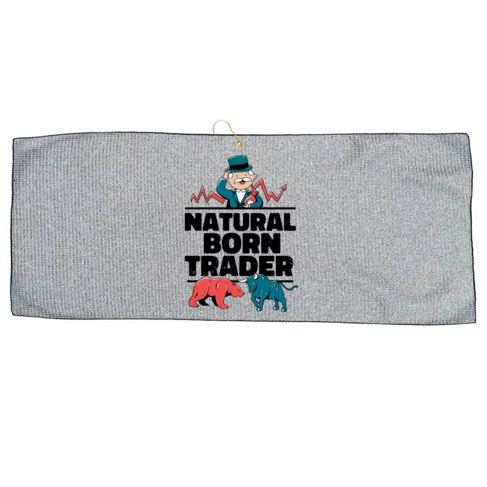 Natural Born Trader Large Microfiber Waffle Golf Towel