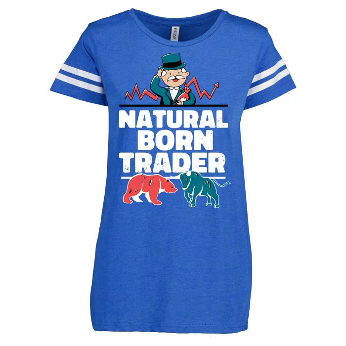 Natural Born Trader Enza Ladies Jersey Football T-Shirt