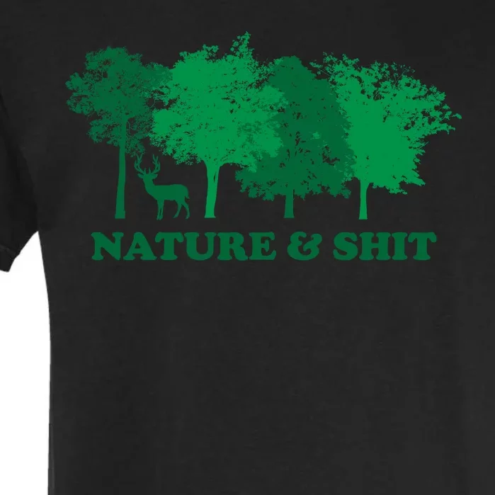 Nature And Shit Garment-Dyed Heavyweight T-Shirt