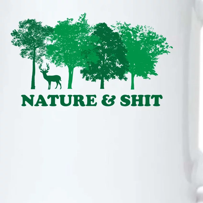 Nature And Shit Black Color Changing Mug