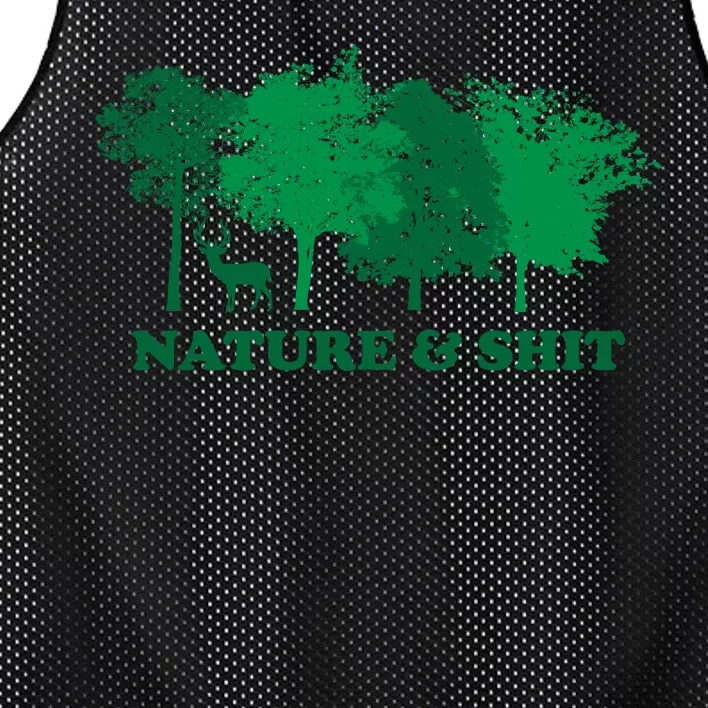 Nature And Shit Mesh Reversible Basketball Jersey Tank