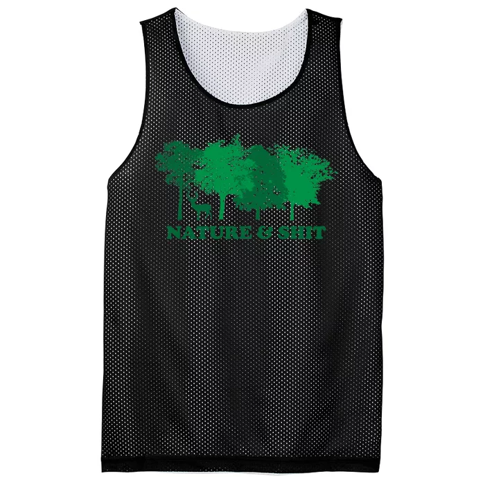 Nature And Shit Mesh Reversible Basketball Jersey Tank