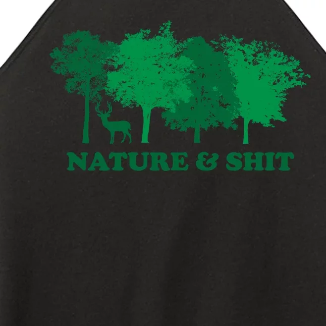 Nature And Shit Women’s Perfect Tri Rocker Tank