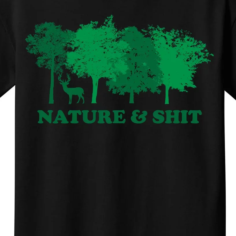 Nature And Shit Kids T-Shirt