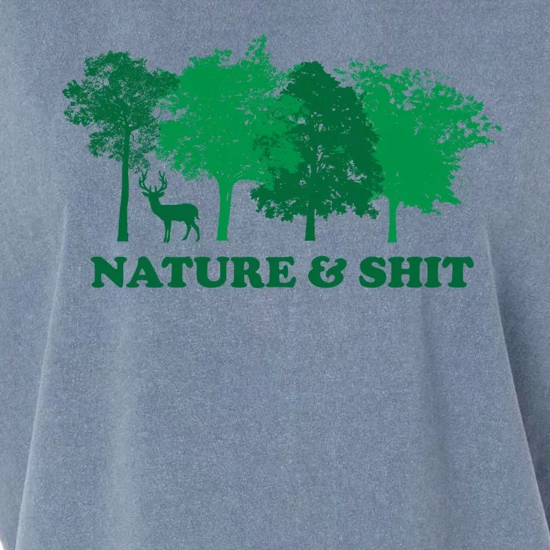 Nature And Shit Garment-Dyed Women's Muscle Tee