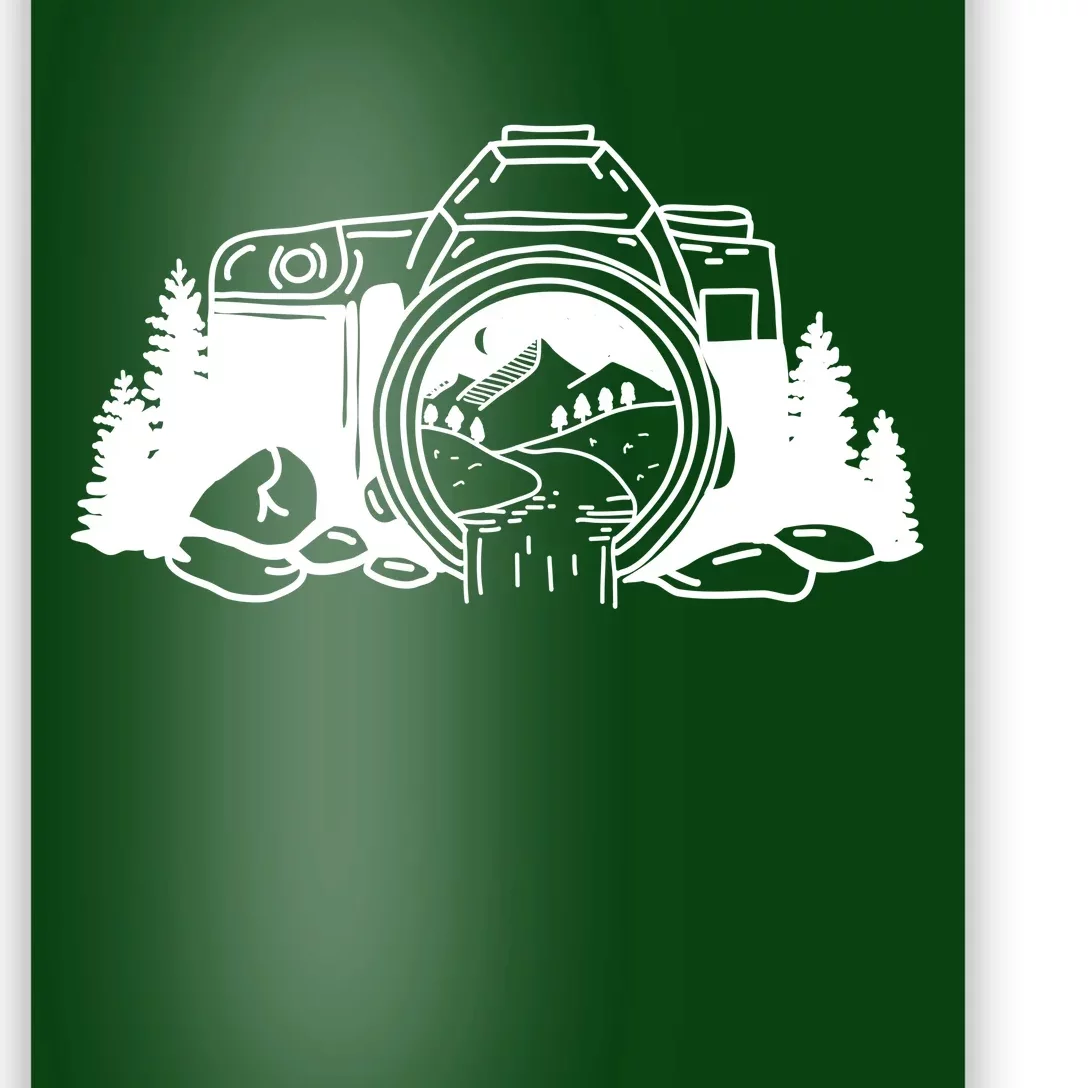 Nature Camera Waterfall Poster