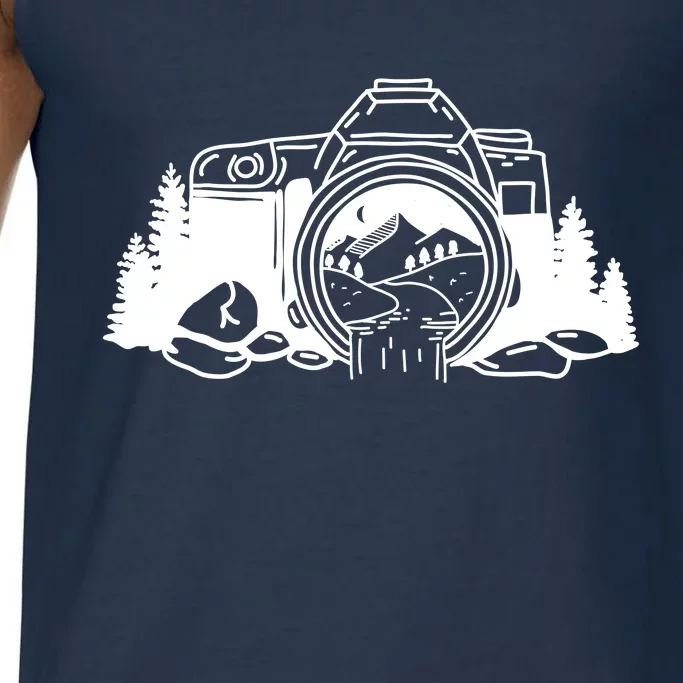 Nature Camera Waterfall Comfort Colors® Tank Top