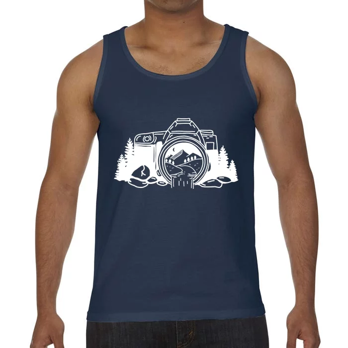 Nature Camera Waterfall Comfort Colors® Tank Top