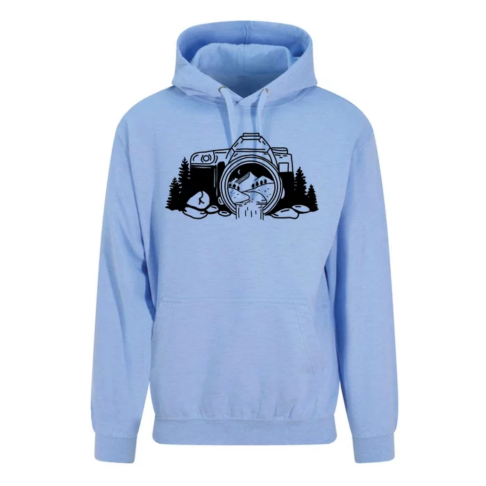 Nature Camera Waterfall Unisex Surf Hoodie