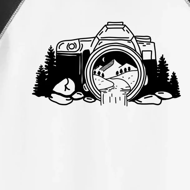 Nature Camera Waterfall Toddler Fine Jersey T-Shirt