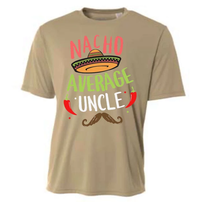 Nacho Average Uncle Mexican Mustache Cinco De Mayo Cooling Performance Crew T-Shirt