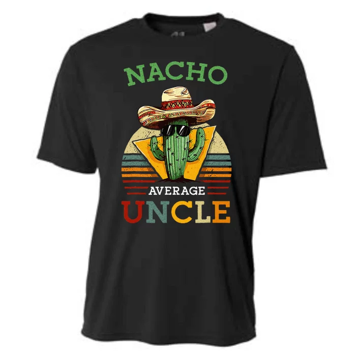 Nacho Average Uncle Mexican Joke Cooling Performance Crew T-Shirt