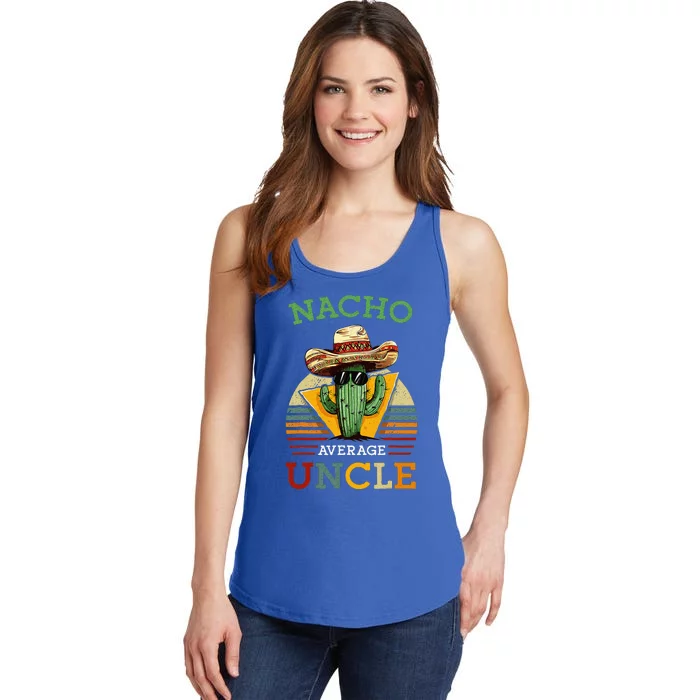 Nacho Average Uncle Mexican Joke Ladies Essential Tank