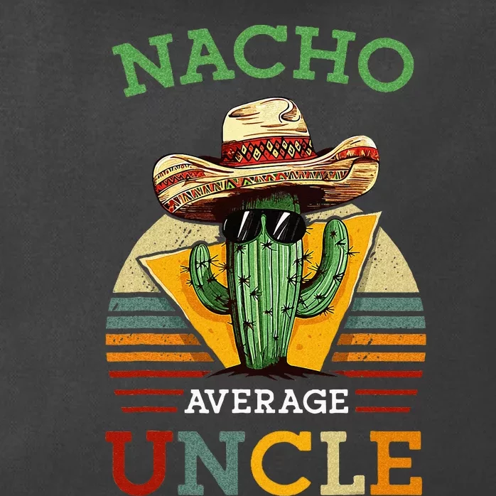 Nacho Average Uncle Funny Mexican Joke Zip Tote Bag