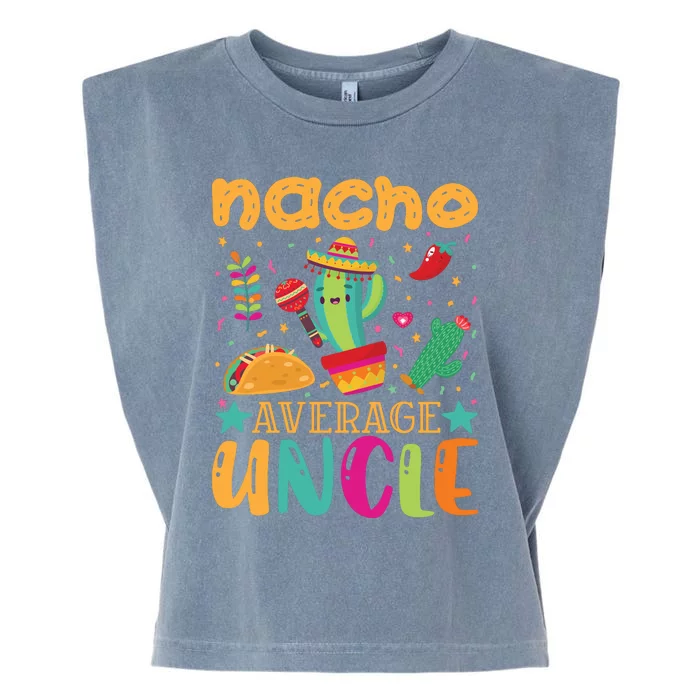 Nacho Average Uncle Typography T Garment-Dyed Women's Muscle Tee