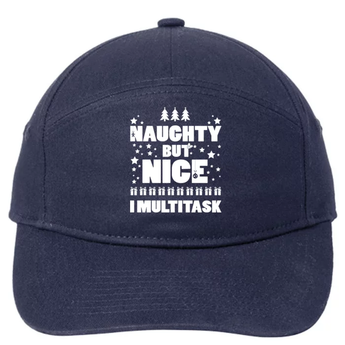 Naughty But Nice I Multitask 7-Panel Snapback Hat