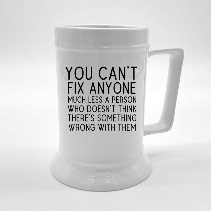 Narcissistic Abuse Victims Narcissist Toxic Relationship Gift Front & Back Beer Stein