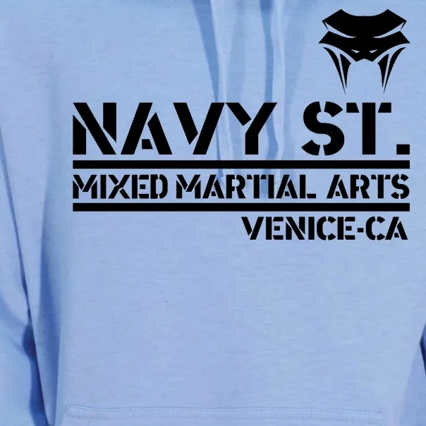 Navy St Mix Martial Arts Venice California Snake Logo Unisex Surf Hoodie