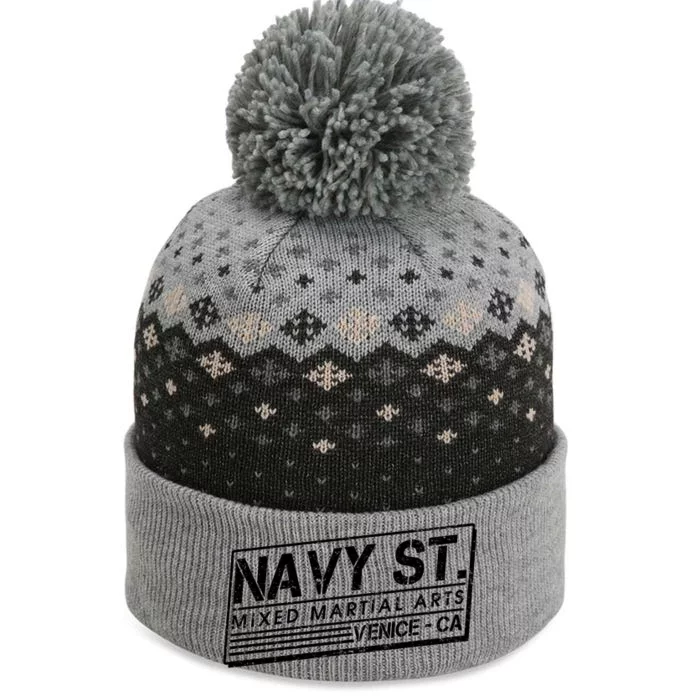 Navy St Mixed Martial Arts Venice Ca The Baniff Cuffed Pom Beanie