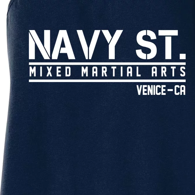 Navy St Mixed Martial Arts Vince CA Women's Racerback Tank