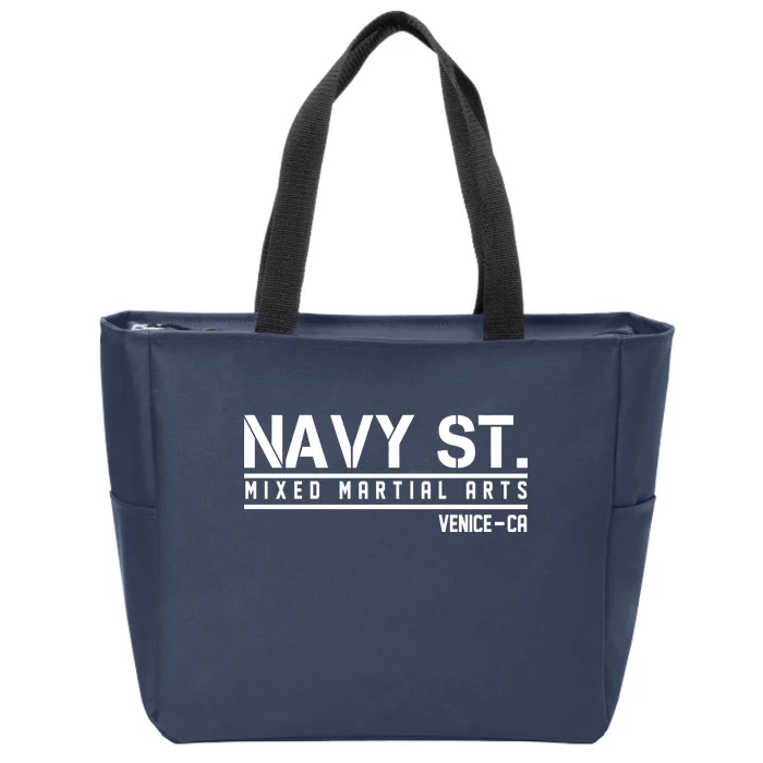 Navy St Mixed Martial Arts Vince CA Zip Tote Bag