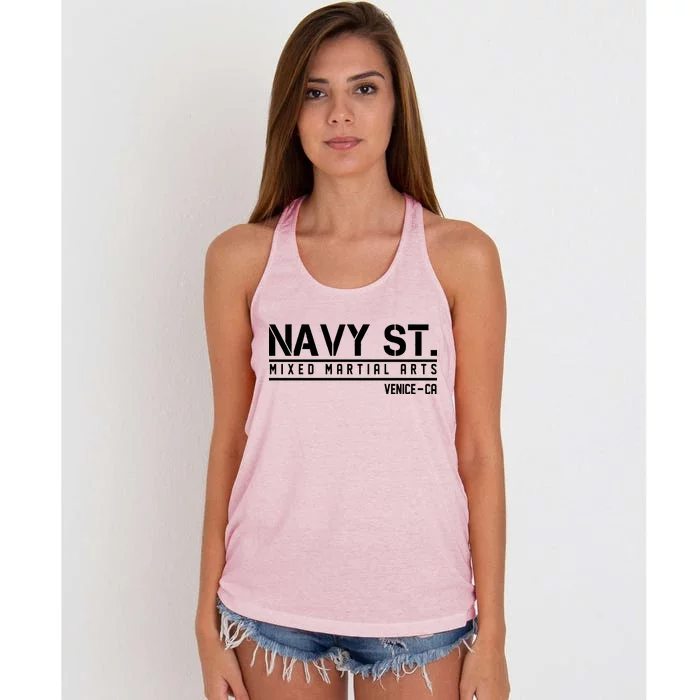 Navy St Mixed Martial Arts Vince CA Women's Knotted Racerback Tank