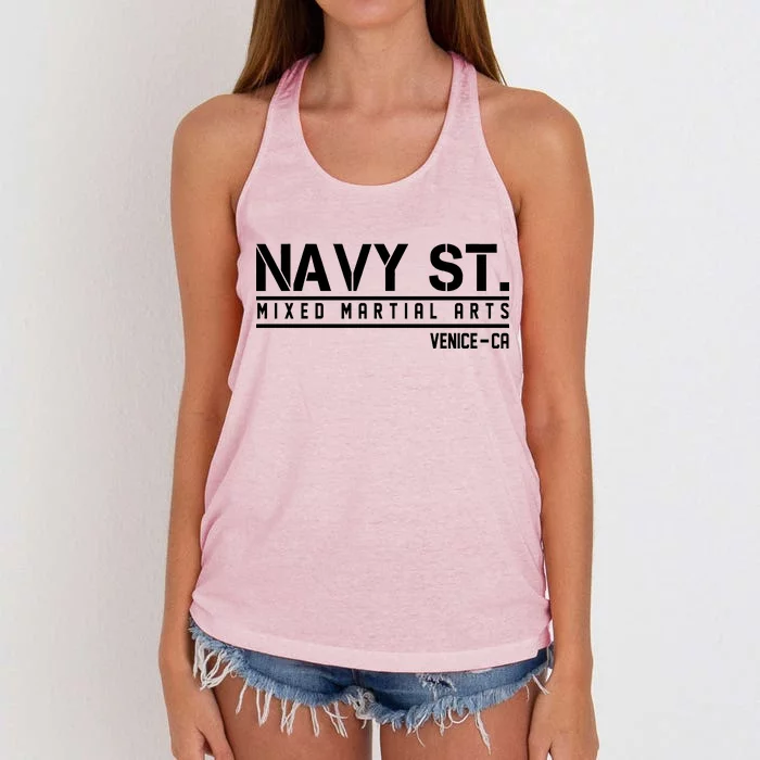 Navy St Mixed Martial Arts Vince CA Women's Knotted Racerback Tank