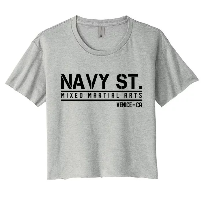 Navy St Mixed Martial Arts Vince CA Women's Crop Top Tee