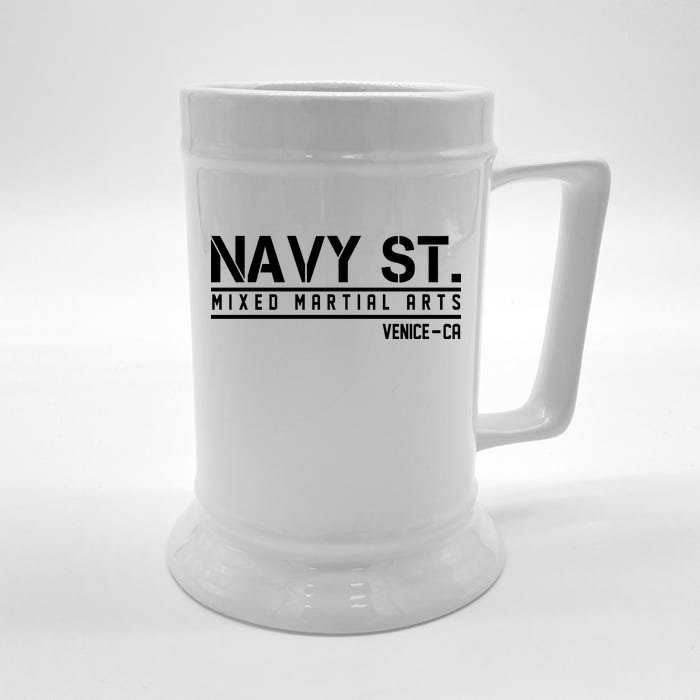 Navy St Mixed Martial Arts Vince CA Front & Back Beer Stein