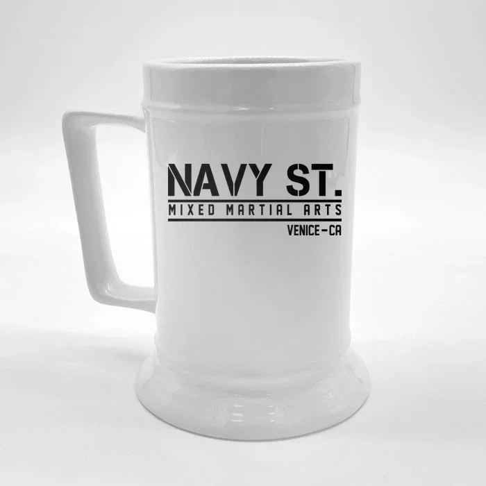 Navy St Mixed Martial Arts Vince CA Front & Back Beer Stein