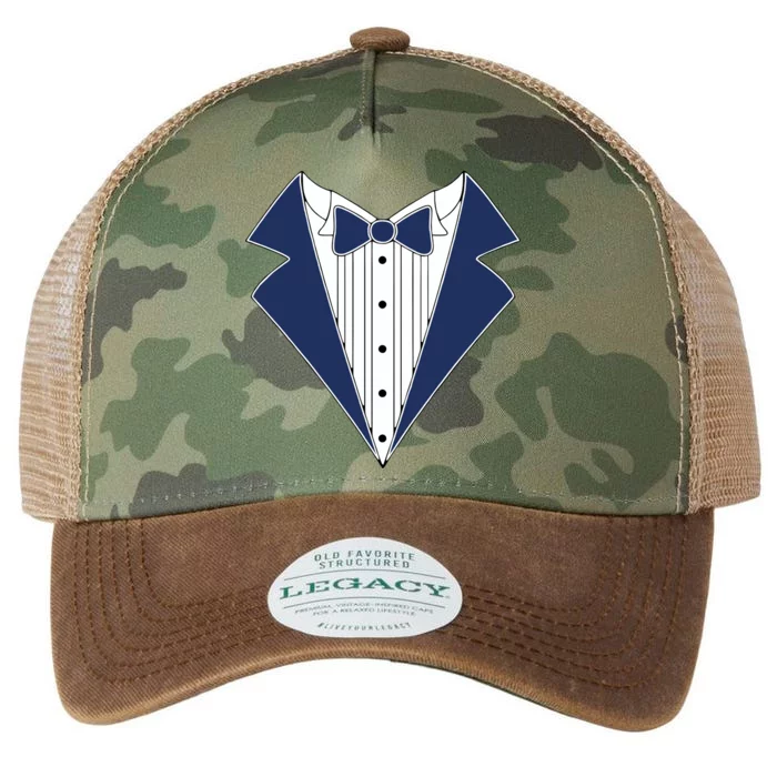 Navy Tux Tuxedo Legacy Tie Dye Trucker Hat