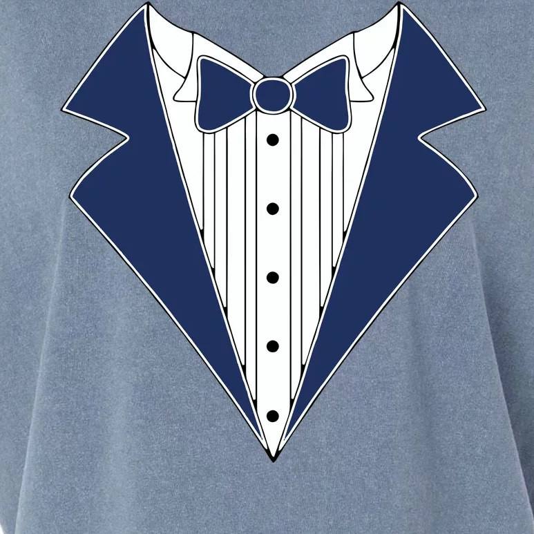 Navy Tux Tuxedo Garment-Dyed Women's Muscle Tee