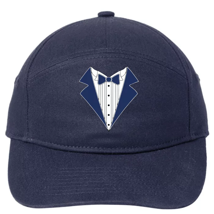 Navy Tux Tuxedo 7-Panel Snapback Hat