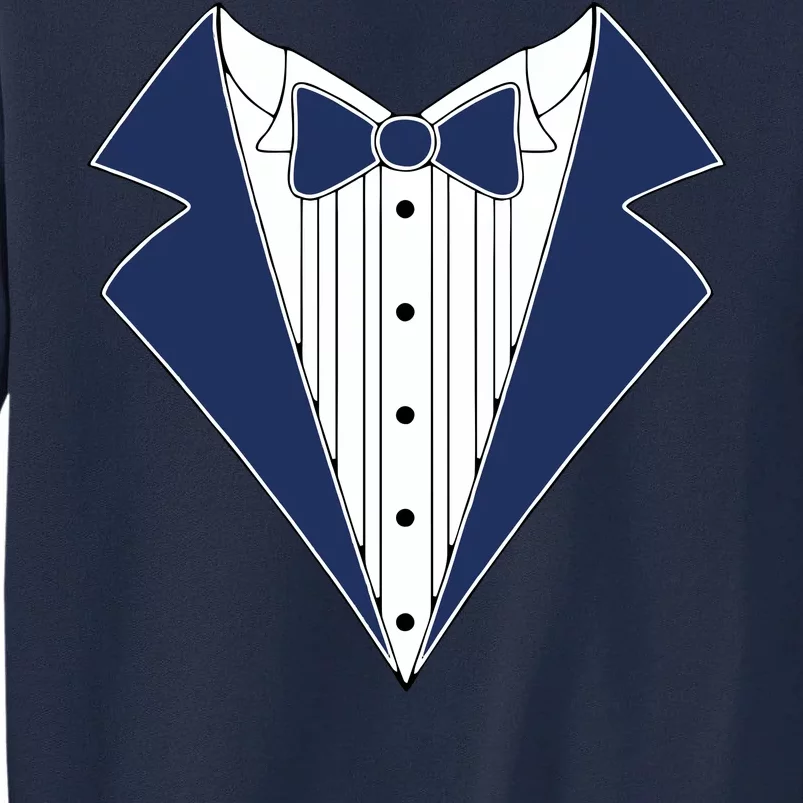 Navy Tux Tuxedo Tall Sweatshirt