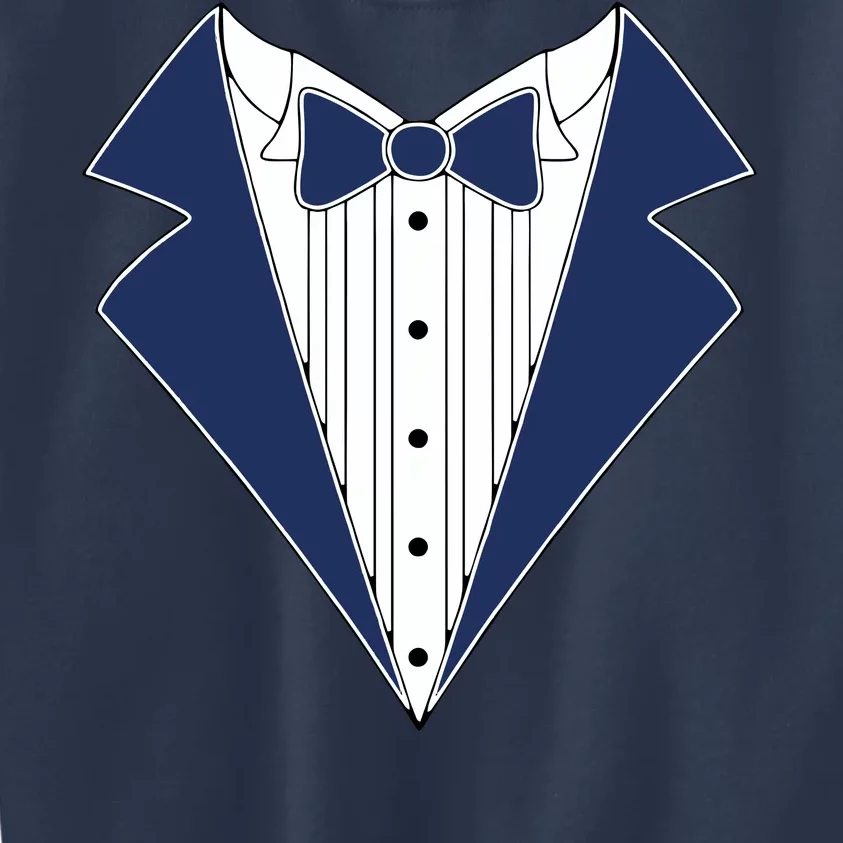 Navy Tux Tuxedo Kids Sweatshirt