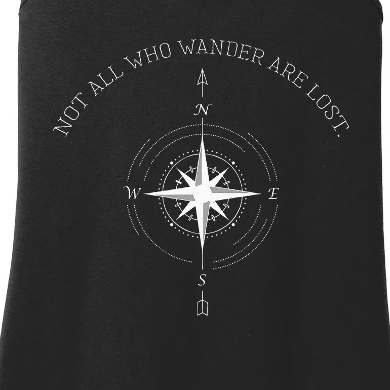 Not All Who Wander Are Lost Travel Ladies Essential Tank