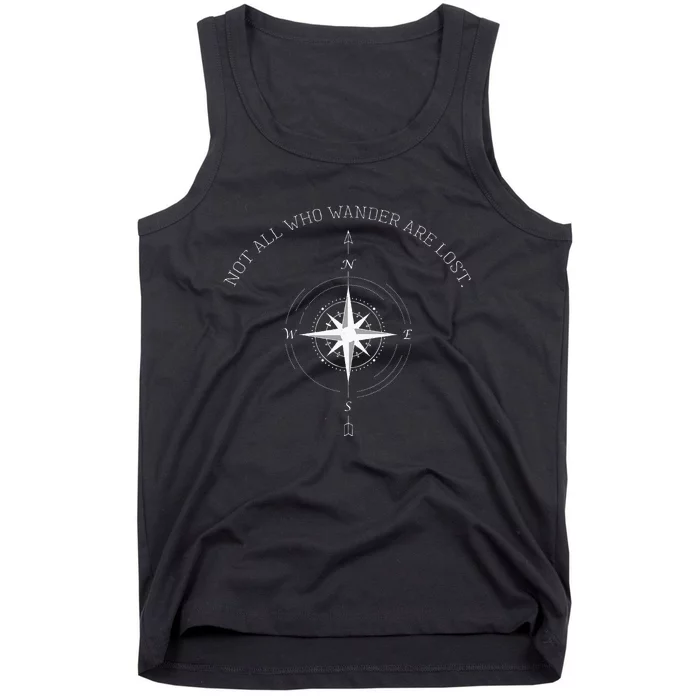 Not All Who Wander Are Lost Travel Tank Top