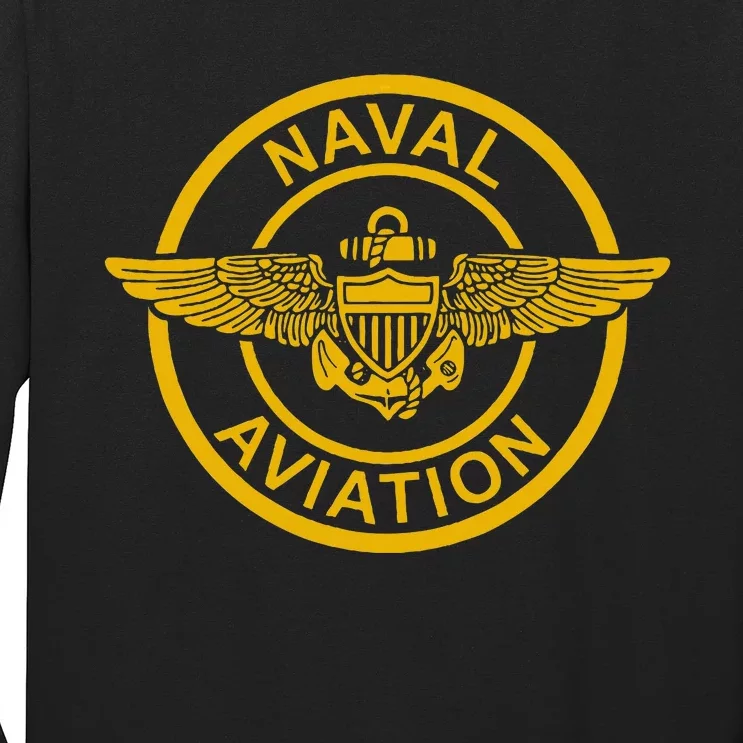 Naval Aviation Wings Patch Long Sleeve Shirt