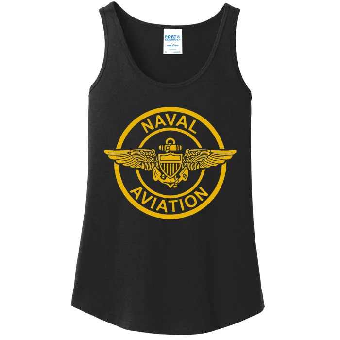 Naval Aviation Wings Patch Ladies Essential Tank