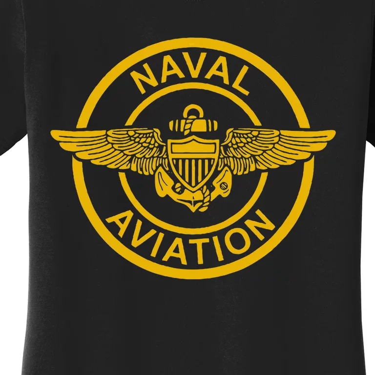 Naval Aviation Wings Patch Women's T-Shirt