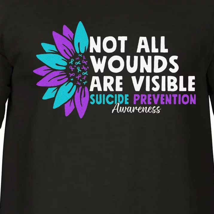 Not All Wounds Are Visible Suicide Awareness Mental Health Comfort Colors T-Shirt