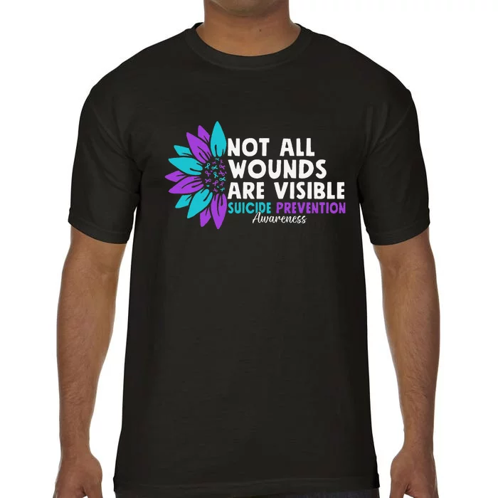 Not All Wounds Are Visible Suicide Awareness Mental Health Comfort Colors T-Shirt