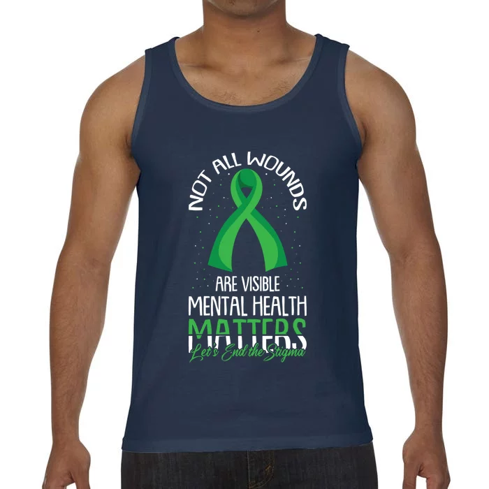 Not All Wounds Are Visible Tal Health Awareness Meaningful Gift Comfort Colors® Tank Top