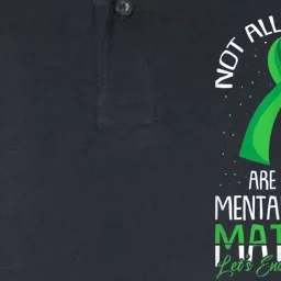 Not All Wounds Are Visible Mental Health Awareness Softstyle Adult Sport Polo