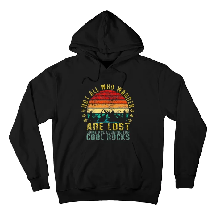 Not All Who Wander Are Lost Some Looking Funny Retro Hoodie